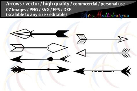 Download 642+ Arrow DXF Commercial Use